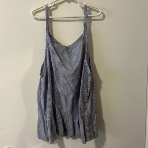 Striped Halter tank top